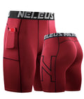 Men's stretch quick-dry running shorts in milk silk polyester fabric