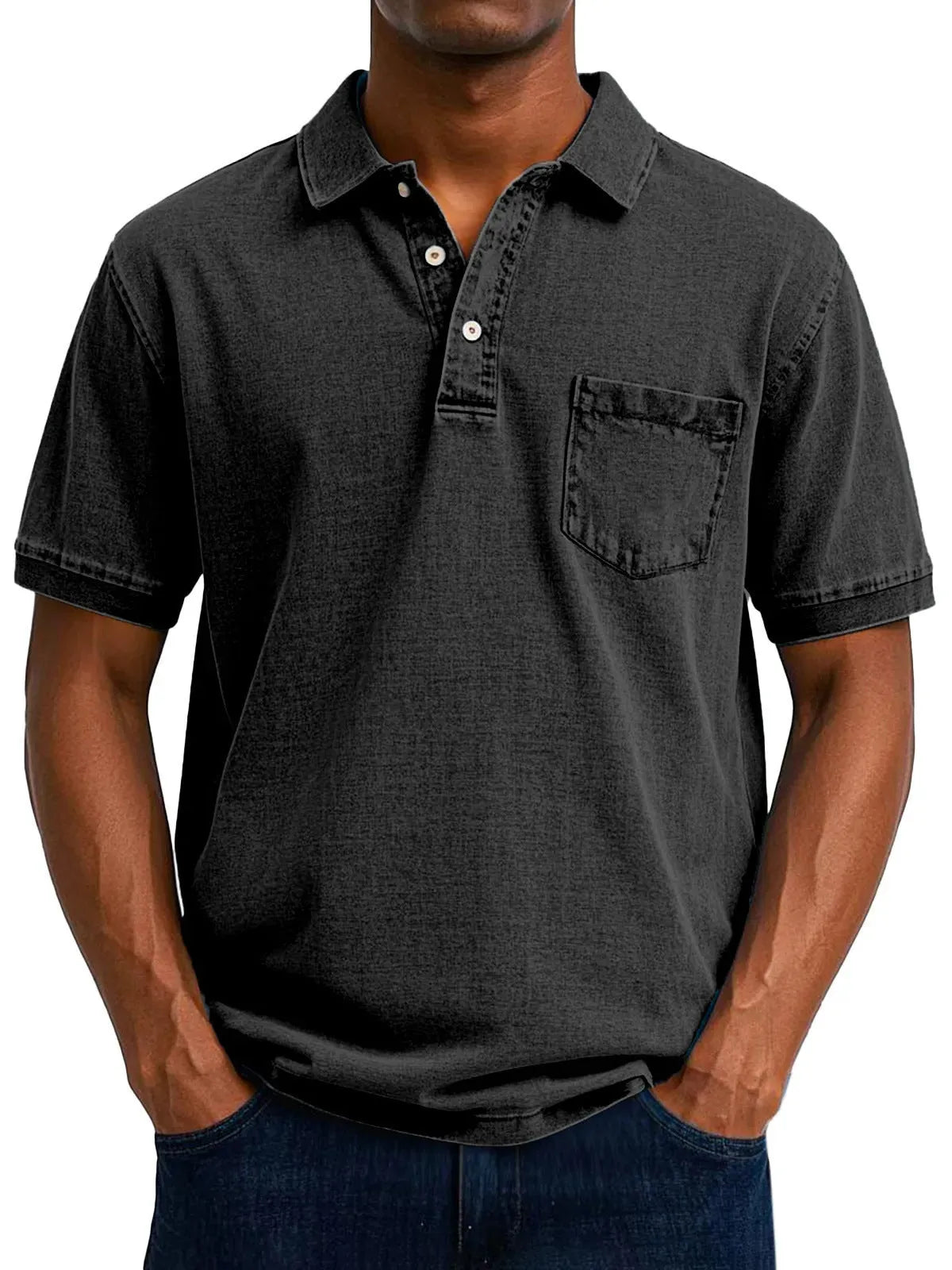 Men's plus size printed short sleeve shirt in loose Korean slim fit, shown in various colour patterns.