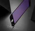 iPhone tempered glass screen protector with 3D carbon fibre soft edge in black and white colour options