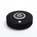 USB rechargeable car air freshener device in black, grey or white with anti-slip pad