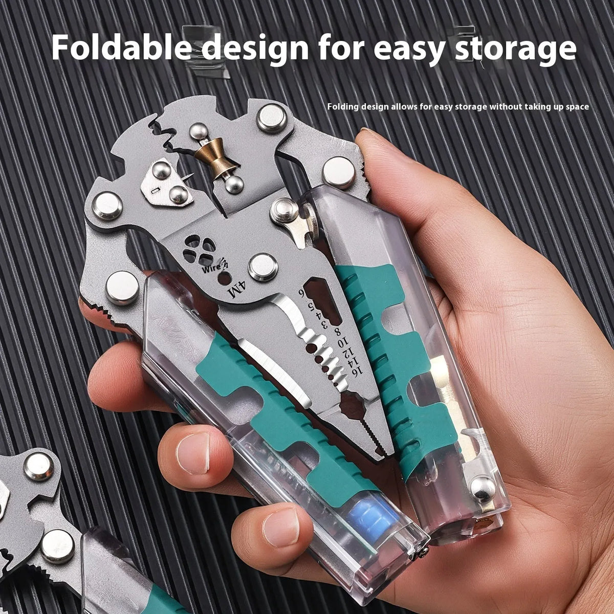 225mm electricians' pliers wire stripper with Luo ni steel cutting edge and rust prevention