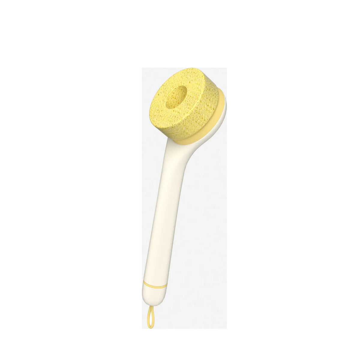 Wood pulp sponge cleaning brush with PP handle, peeling knife, and three or six brush heads for pots, dishes, and bowls.
