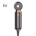 Leafless blower with foldable handle showing cold and hot air function controls