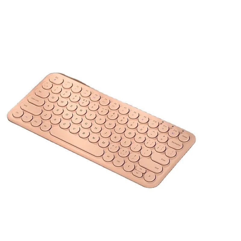 Ultra-thin wireless keyboard and mouse set in black, white or pink colour options
