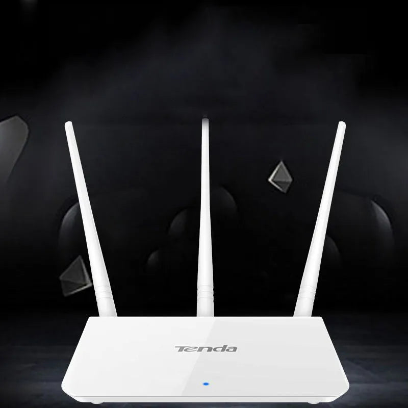 White wireless router with dual-band 2.4G and 5G support for broadband connectivity