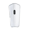 White plastic pulse calf massager unit with mechanical controls for infrared and electrotherapy leg massage.