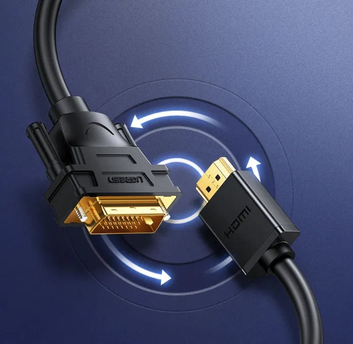 HDMI adapter cable for laptop to external display or projector connection.