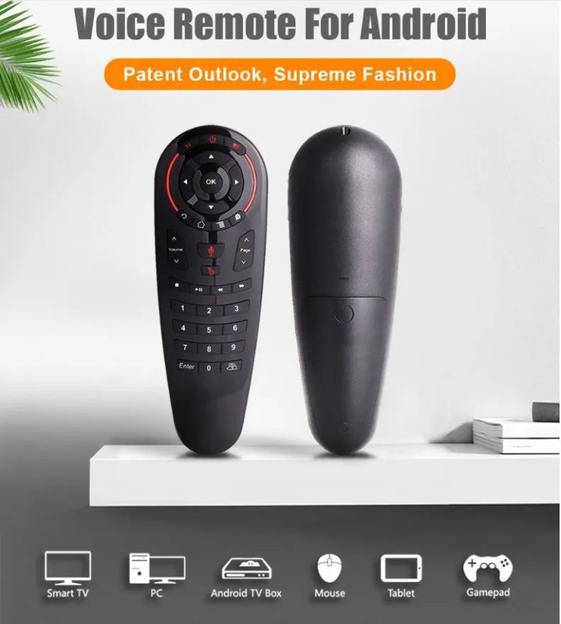 G30 AIR MOUSE wireless keyboard remote control with Nano USB receiver for smart TVs