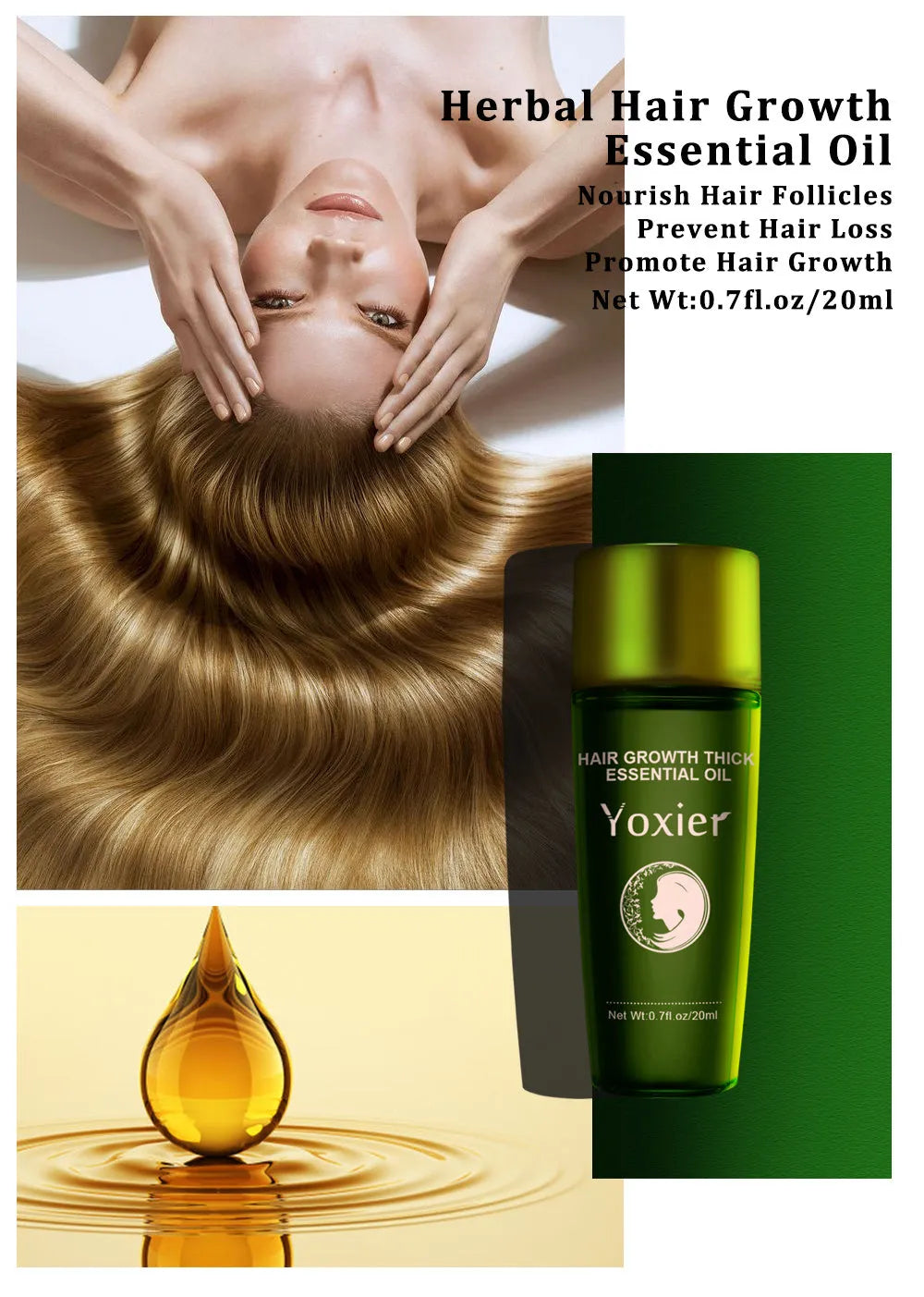 Lumina Oil 20ml bottle in green colour option, also available as a 3pc green set for aromatherapy and skincare.