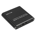 Compact blue metal 1080P Full HD media player with HDMI for USB and SD cards