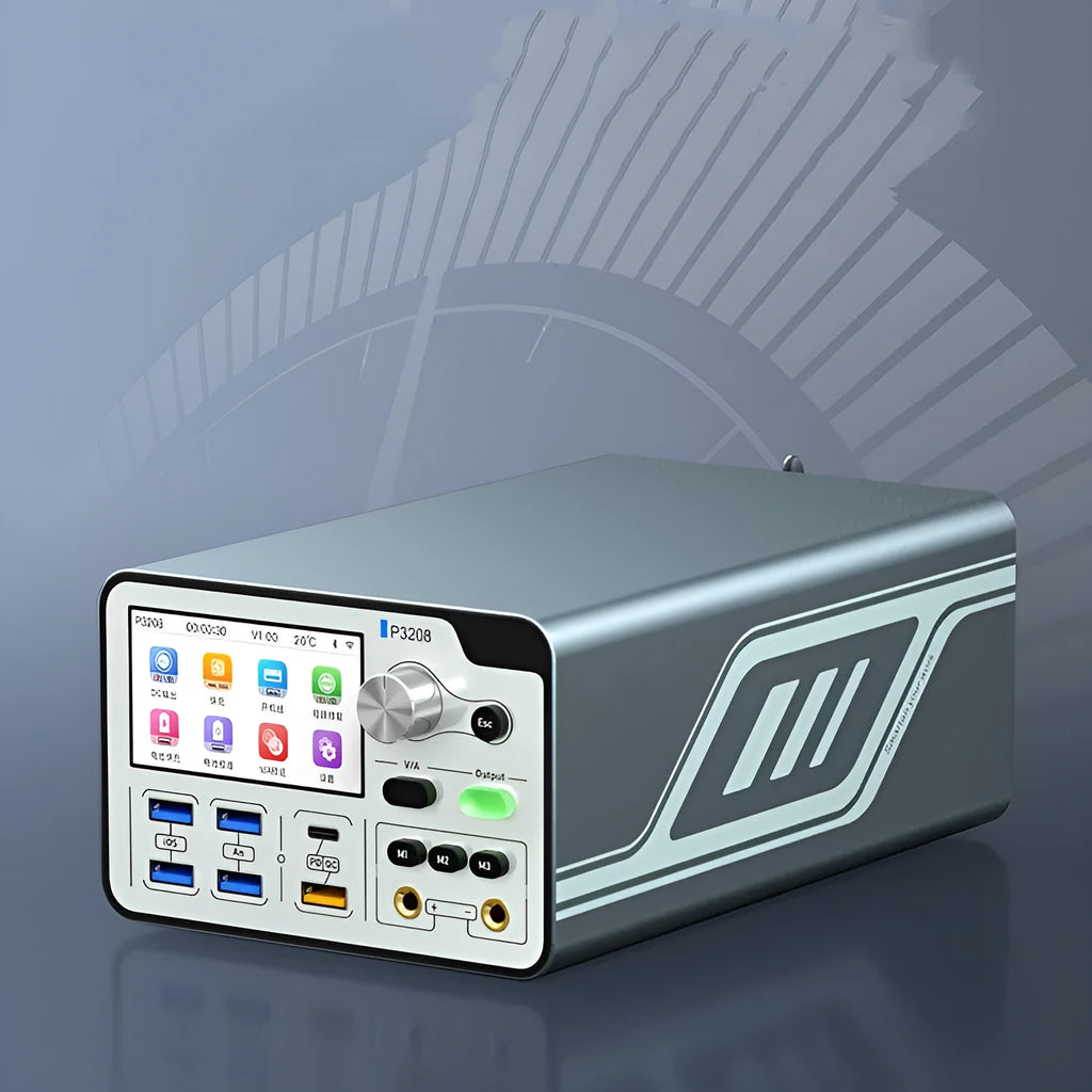 P3208 320W intelligent regulated power supply and power meter with 3-inch display
