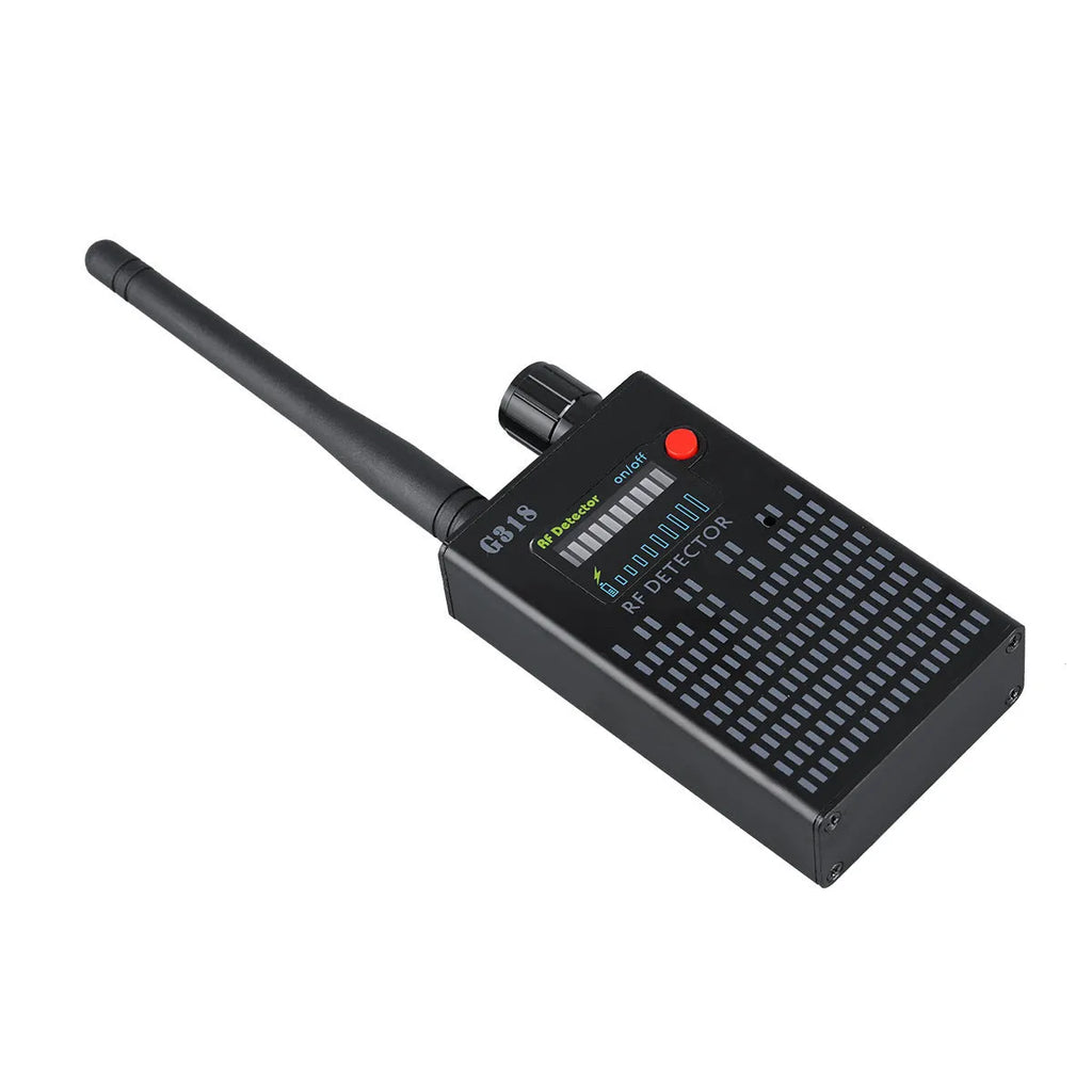 Black G318 aluminium alloy camera detector with compact 102mm design for public security