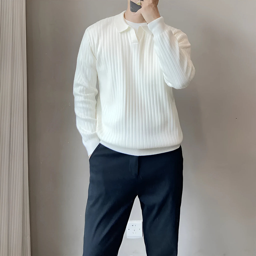 Boys loose knit sweater in rabbit fur modal blend, long sleeve pullover in multiple colours