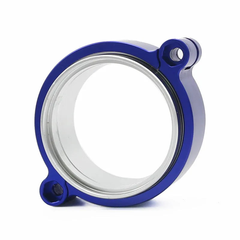 Aluminium car modification fixed movement clamp in black blue or red colours for exhaust systems