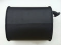 Black gasoline generator silencer and exhaust pipe chimney replacement part