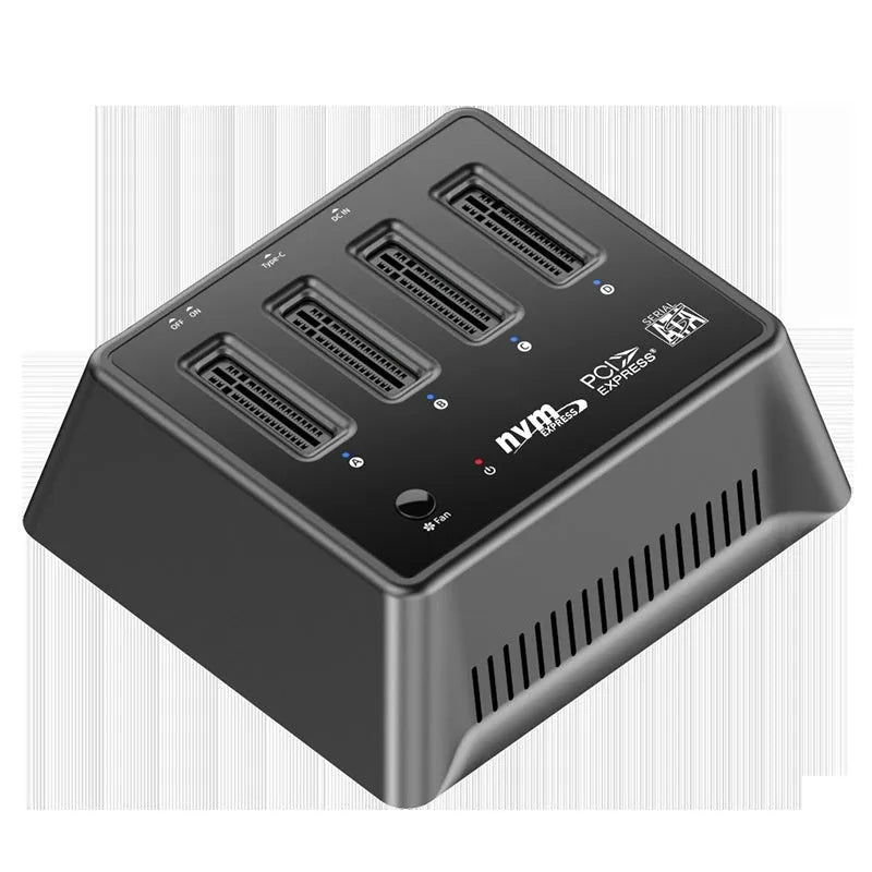 Aluminium M2 SSD cooling base chassis in K30174P2 colour, dimensions 90mm by 78mm by 34mm.