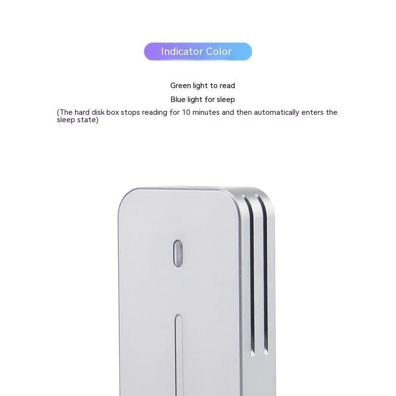 Aluminium dual protocol 10Gbps external SSD enclosure for M.2 solid state drives