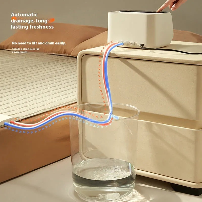 White Aideng electric water blanket with smart host unit in 1.4×2m and 1.8×2m size options