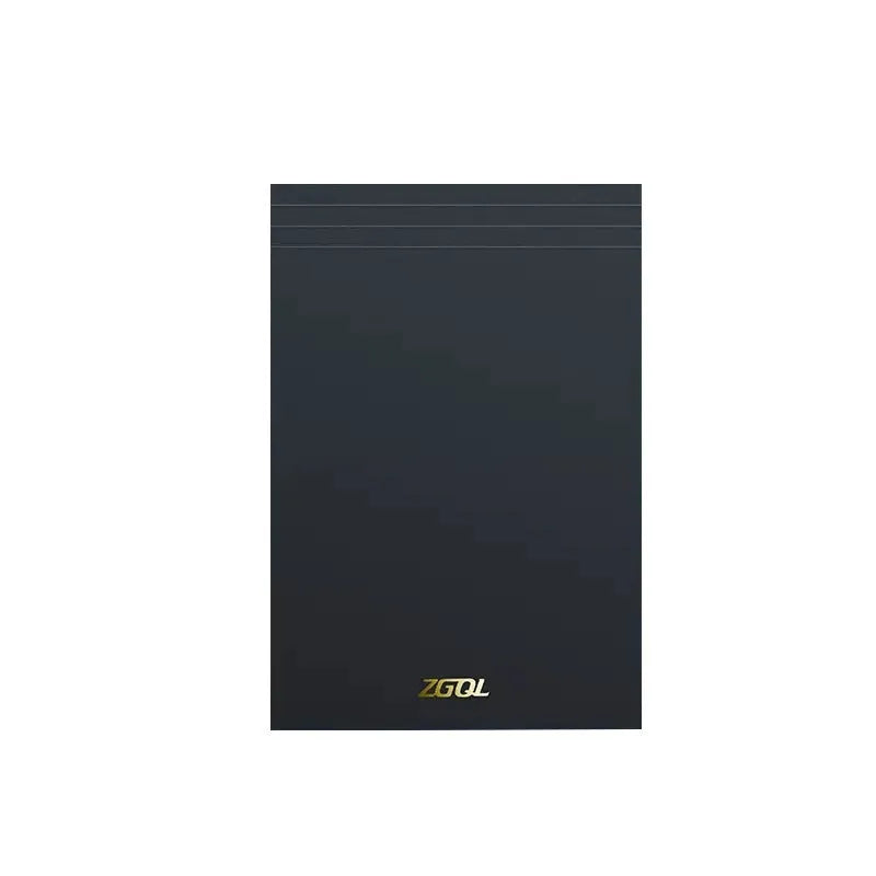 Set of A4, A5 and B5 tearable writing pads showing blank, grid and lined ruling options.