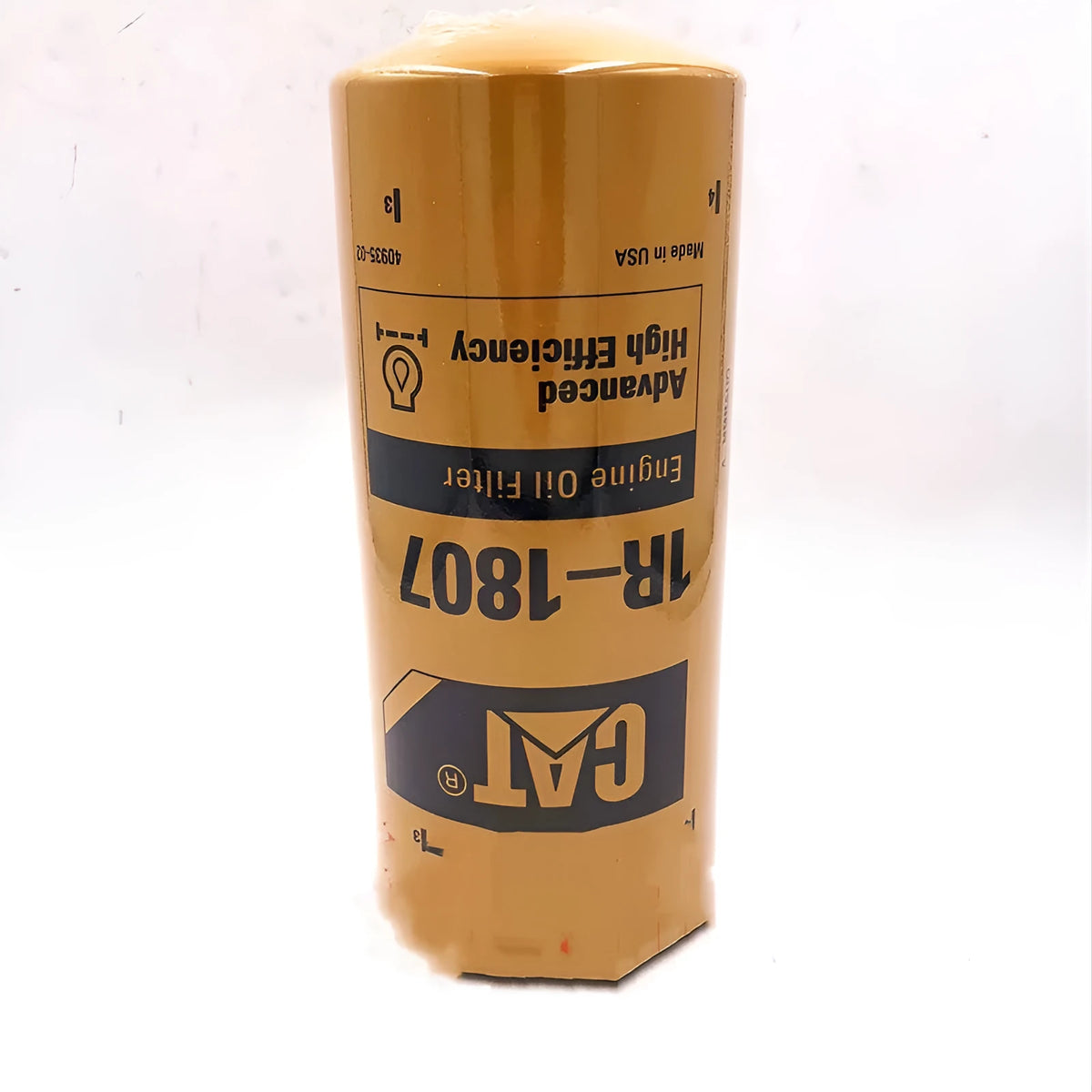 Yellow Caterpillar fuel filter water separator element for 324D 329D 328D machinery