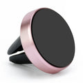 Magnetic car air vent phone holder in five colour options showing dimensions 33.5mm by 30mm