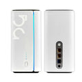 Compact 4G CPE wireless router with data cable and manual for wired to wireless network conversion