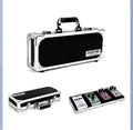 T-EC8 aviation box guitar effect processor unit inside a black flight case with latches.