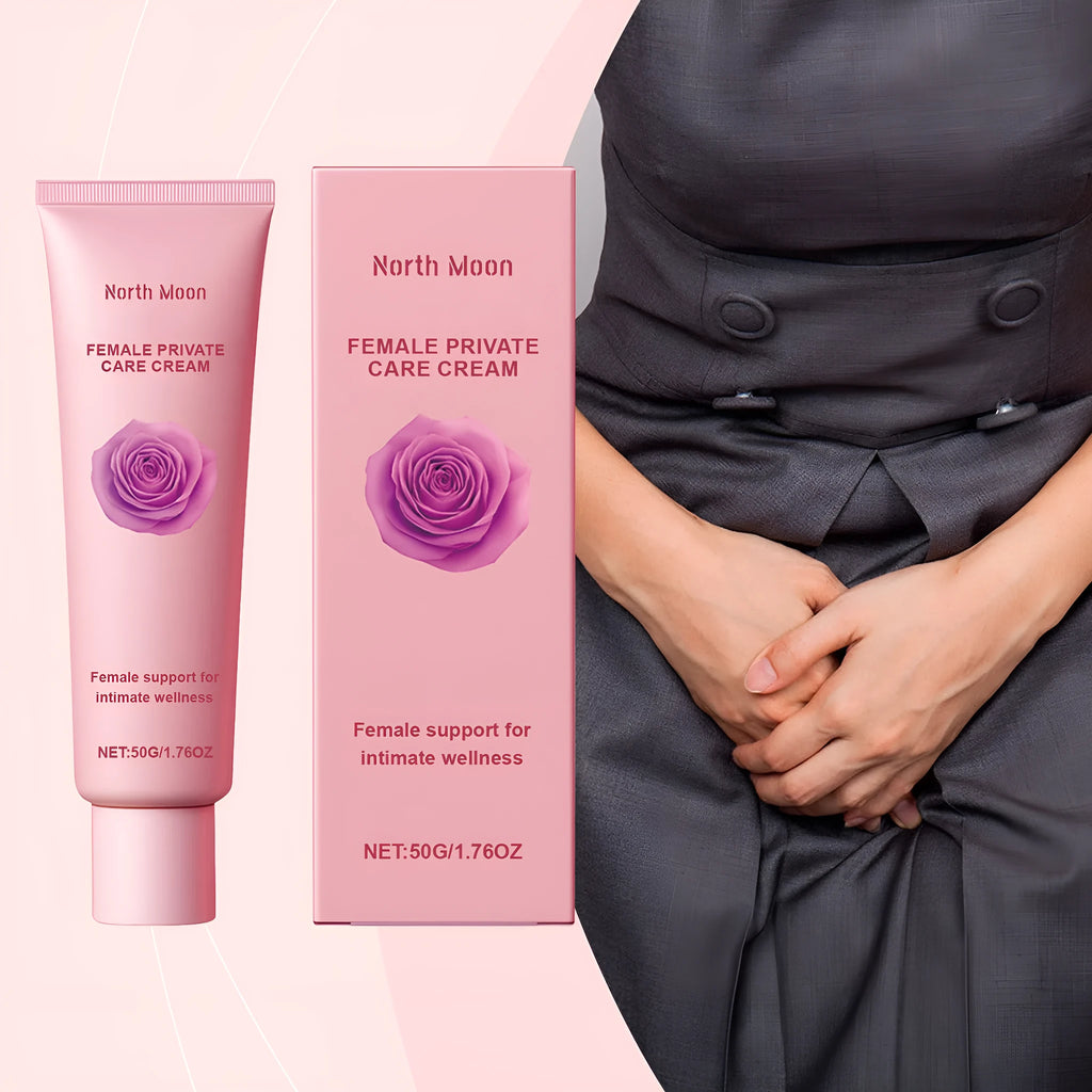 50g pot of daily moisturising cream for dry and tender skin with rose and peppermint extracts