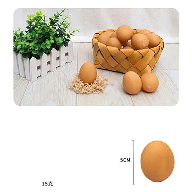 Yellow egg-shaped dog teeth cleaning toy with textured rubber surface for dental care