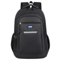 Men's casual Oxford cloth backpack in grey, black, green, or blue colours with breathable construction