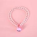 Adjustable plastic pet collar in macaron candy colours for cats dogs rabbits