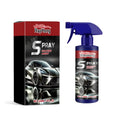 Boxed bottle of auto refresh car polishing spray coating measuring 10.7 by 7 centimetres.