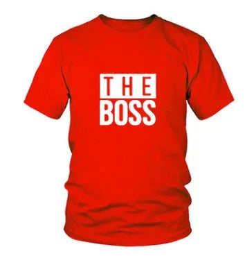 Loose fit men's round neck short sleeve t-shirt with a print design on the front.