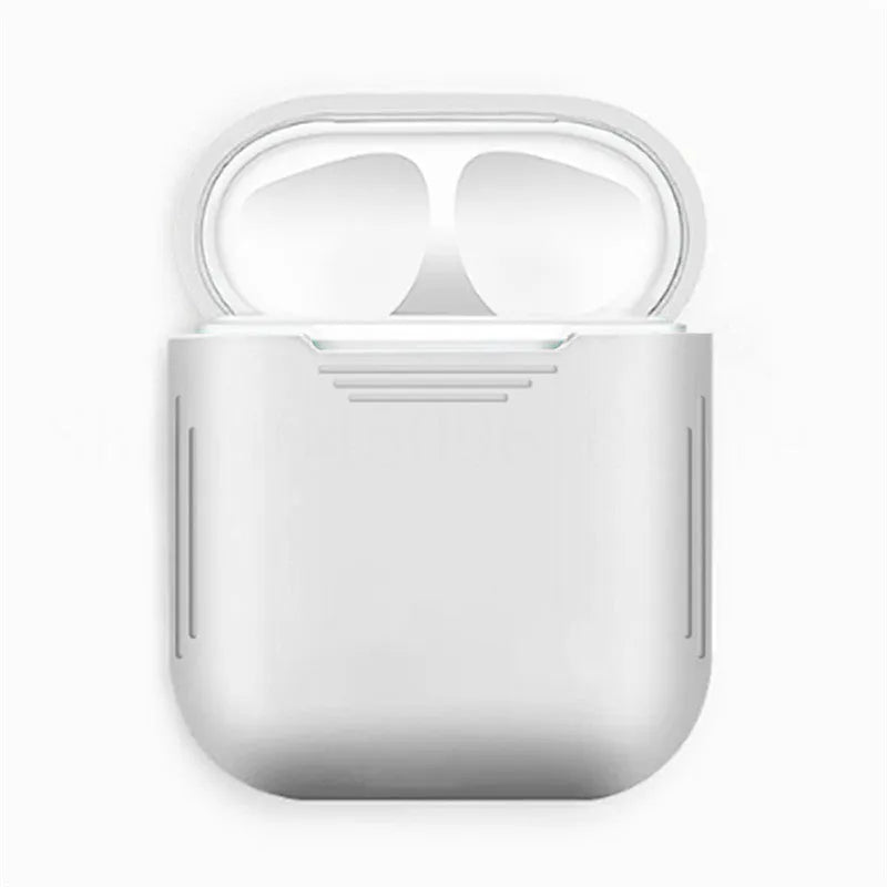 Apple AirPods silicone protective case with detachable anti-lost rope in multiple colour options