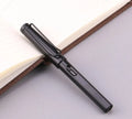 Frosted ink bag fountain pen showing visible ink level with choice of 0.38mm or 0.5mm nib in black or blue colour