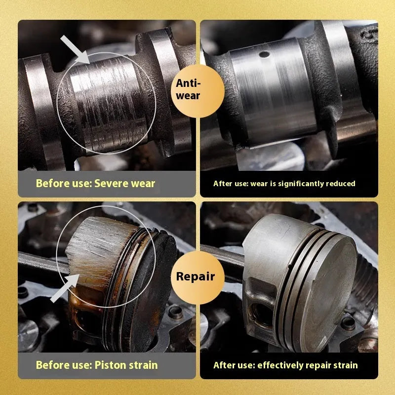 60ml engine anti-wear additive bottle with white cap for oil protection