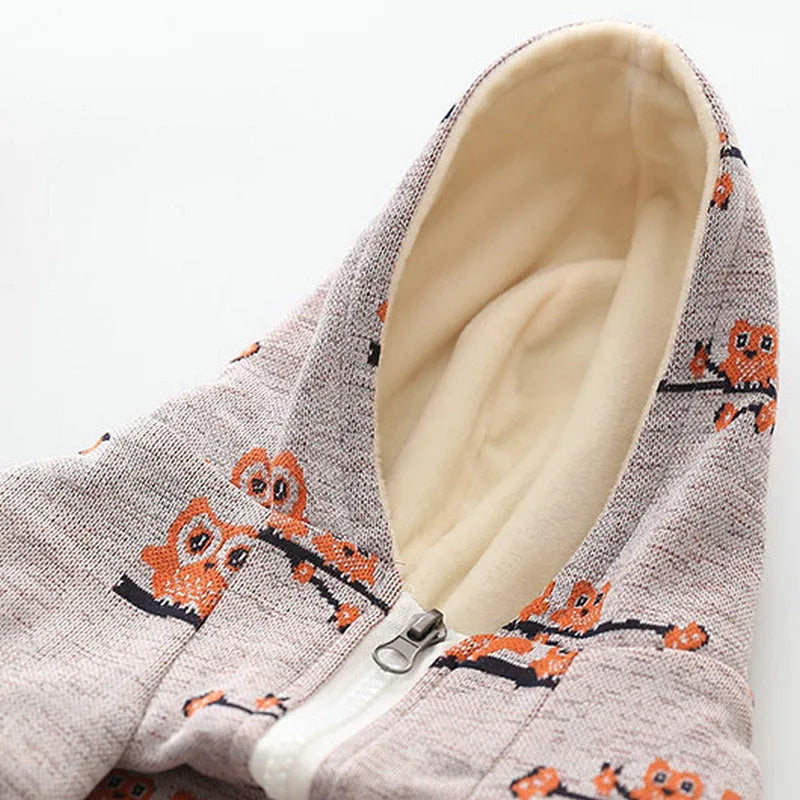 Blue dog sweater with front zipper closure on small dog model