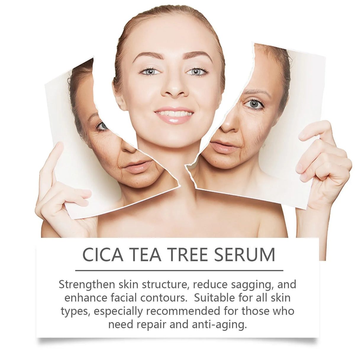 30ml Centella Asiatica Firming Care Solution serum bottle for facial hydration and moisturising