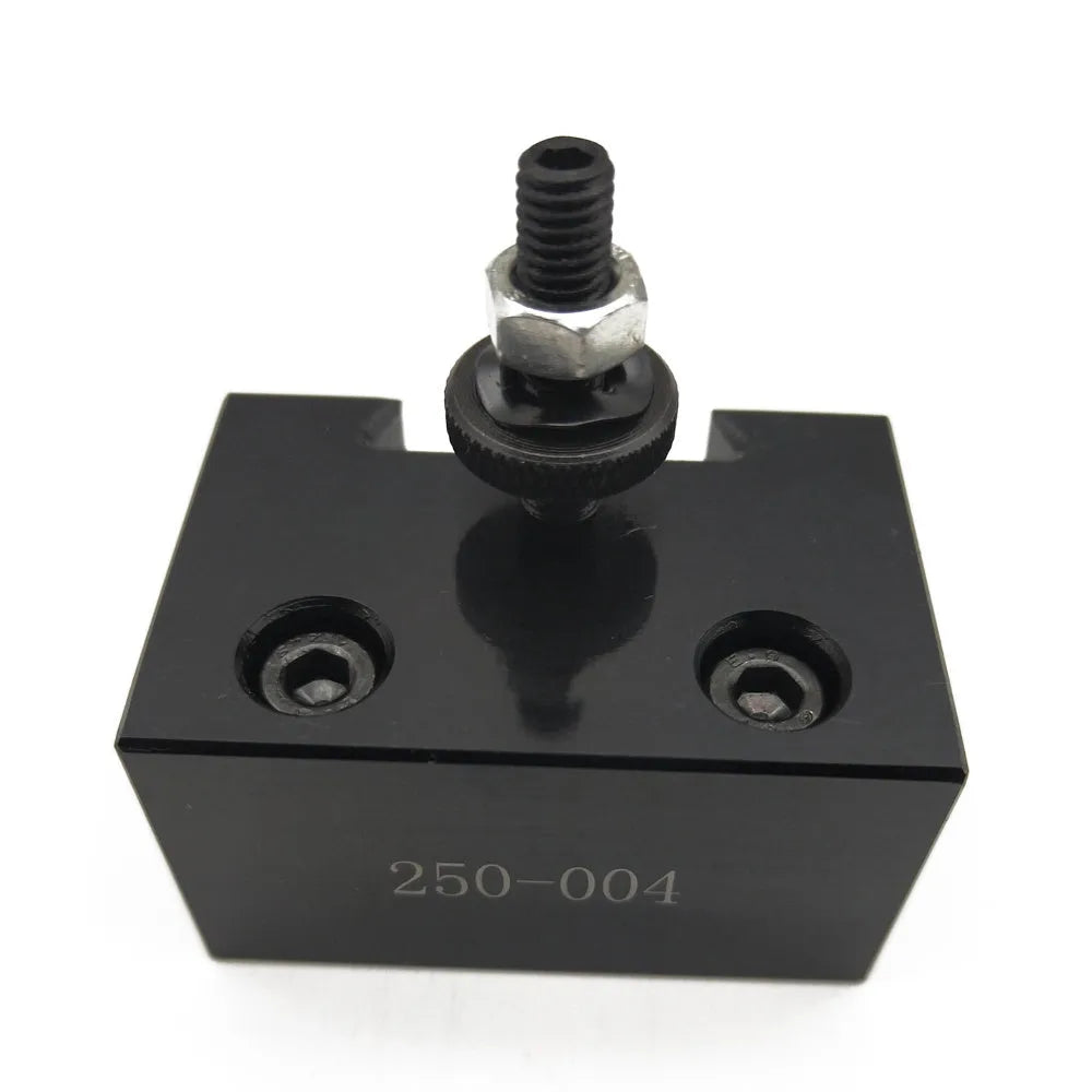Machifit 250 series steel quick change tool post with wedge gib design for mini lathes.