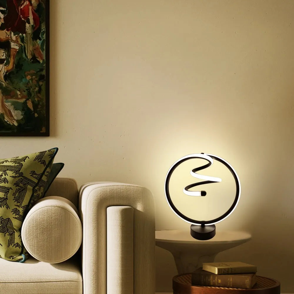 Black musical note light with app control for white, warm, and RGB colour lighting modes