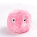 55mm diameter interactive cat toy ball in blue, pink or yellow colours with animal sound effects