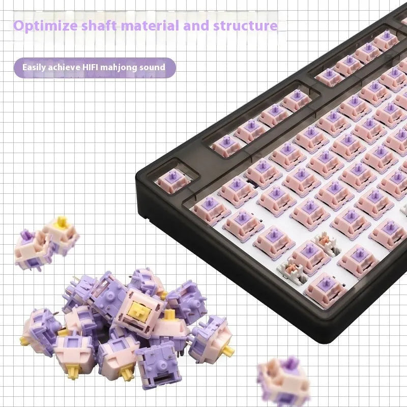 MMD Princess linear mechanical keyboard switch body component for DIY customisation