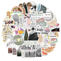 Waterproof graffiti cartoon stickers for luggage and notebooks in 4-6cm sizes