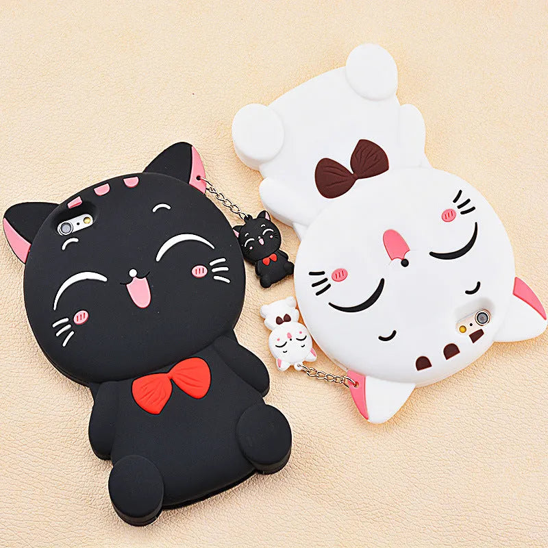 A soft silicone phone case showing edge protection, compatible with Samsung and iPhone models.