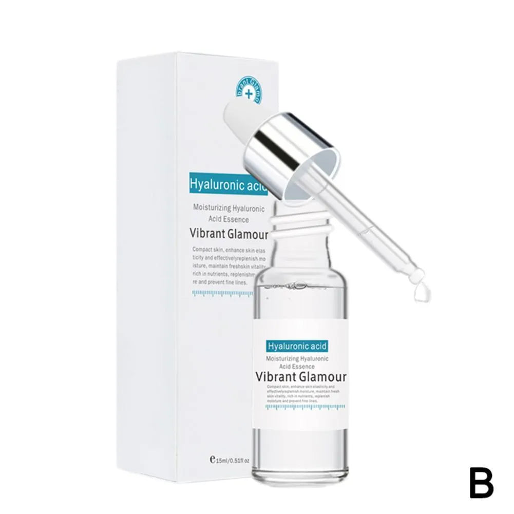 Collagen facial serum bottle for anti-wrinkle lifting firming pore refining moisturising brightening skincare in Blue Green White Yellow