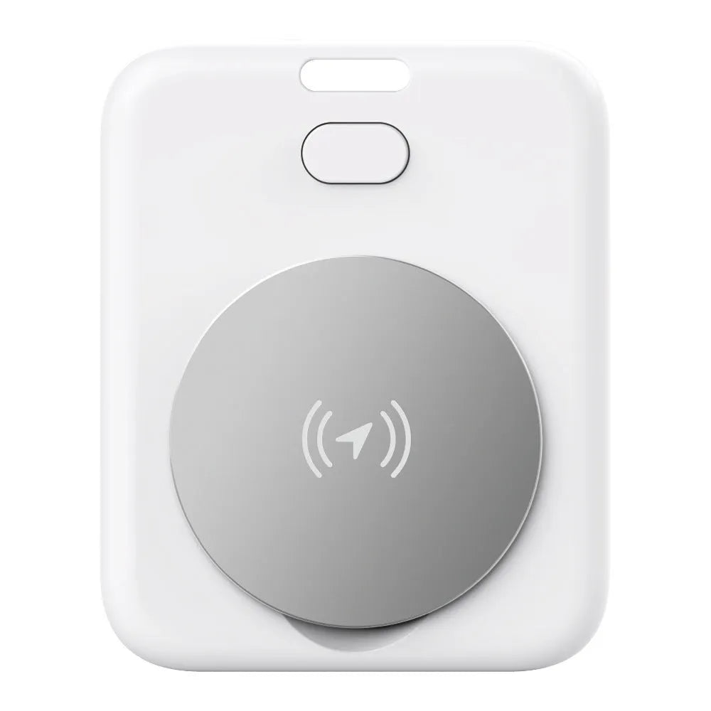 White ABS plastic pet tracking device for Apple iOS with portable design