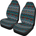 Universal polyester car seat covers with cow spot leopard print patterns for five-seat vehicles