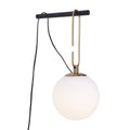Nordic creative glass wall lamp with European modern design and three colour temperature options