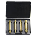 4341 high-speed steel screw extractor set with multiple pieces for removing damaged screws and iron nails.