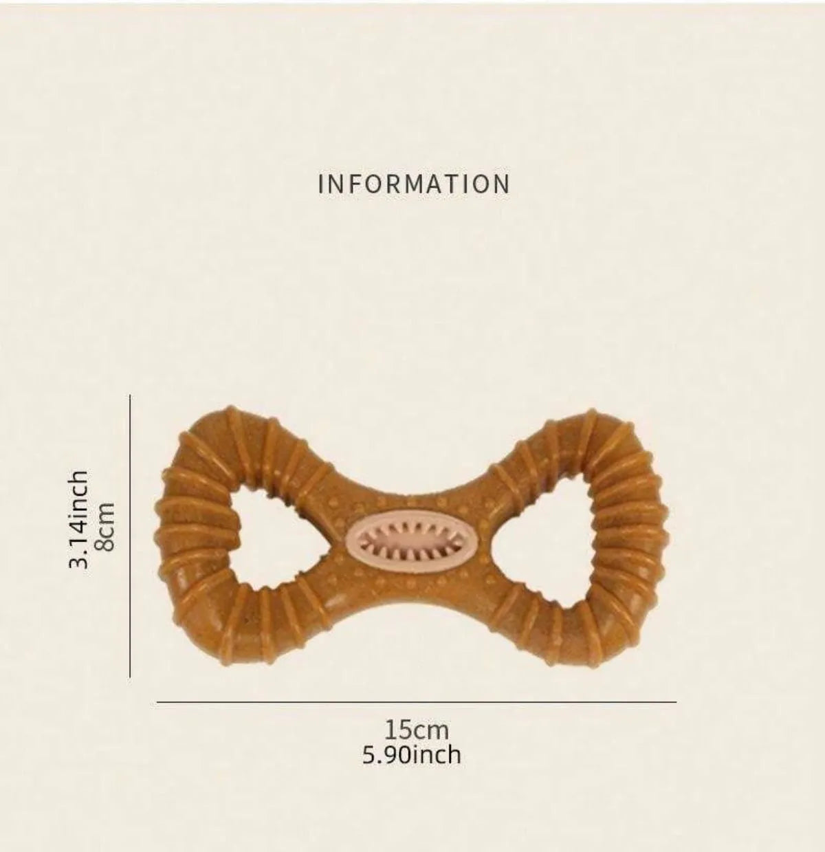 Durable nylon dog chew bone toy shown in eight shape and Y shape designs.